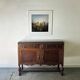 Antique English Jacobean Revival Oak Buffet Sideboard 1925–1935