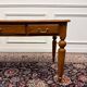 Classic English Writing Desk Black Leather