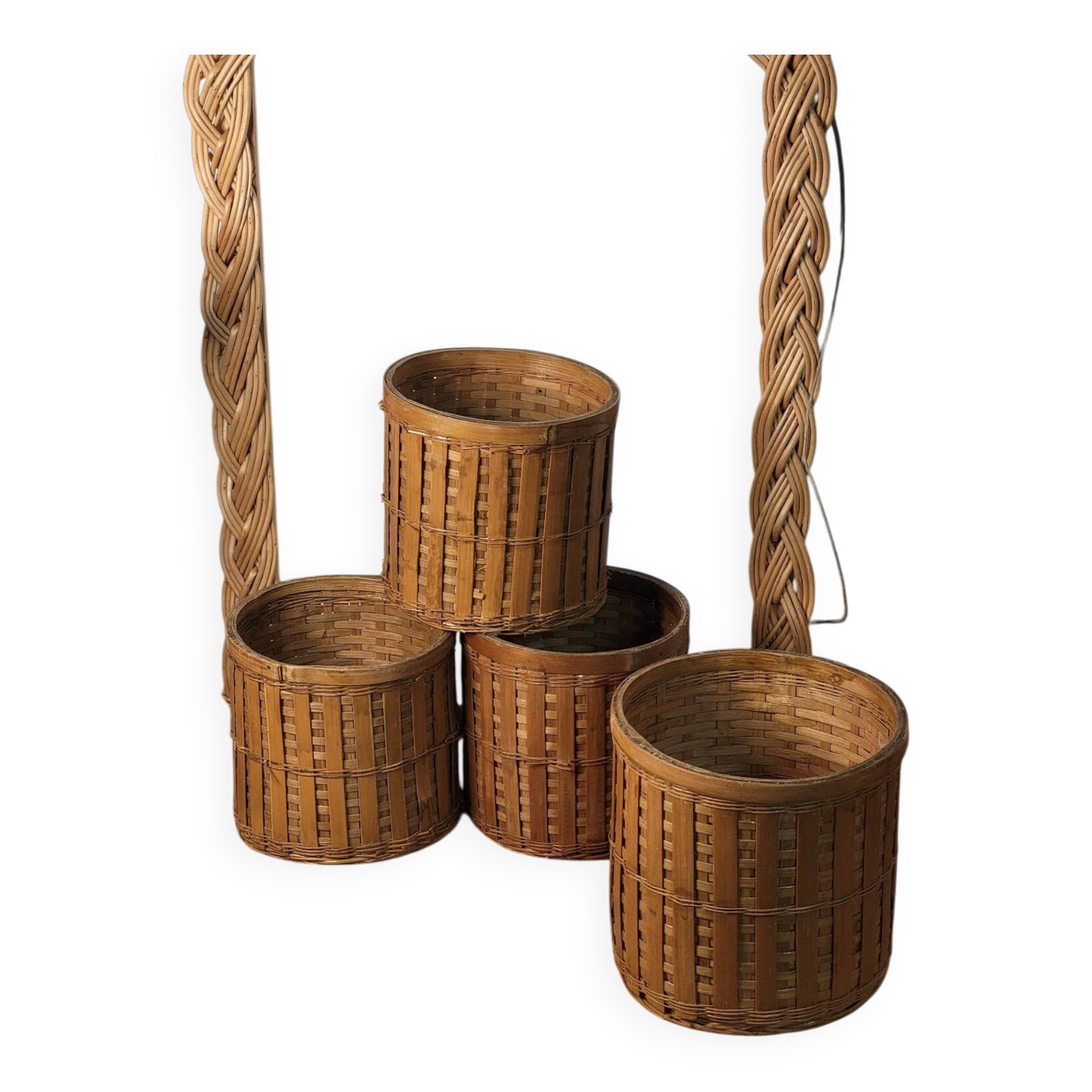 Bamboo pots