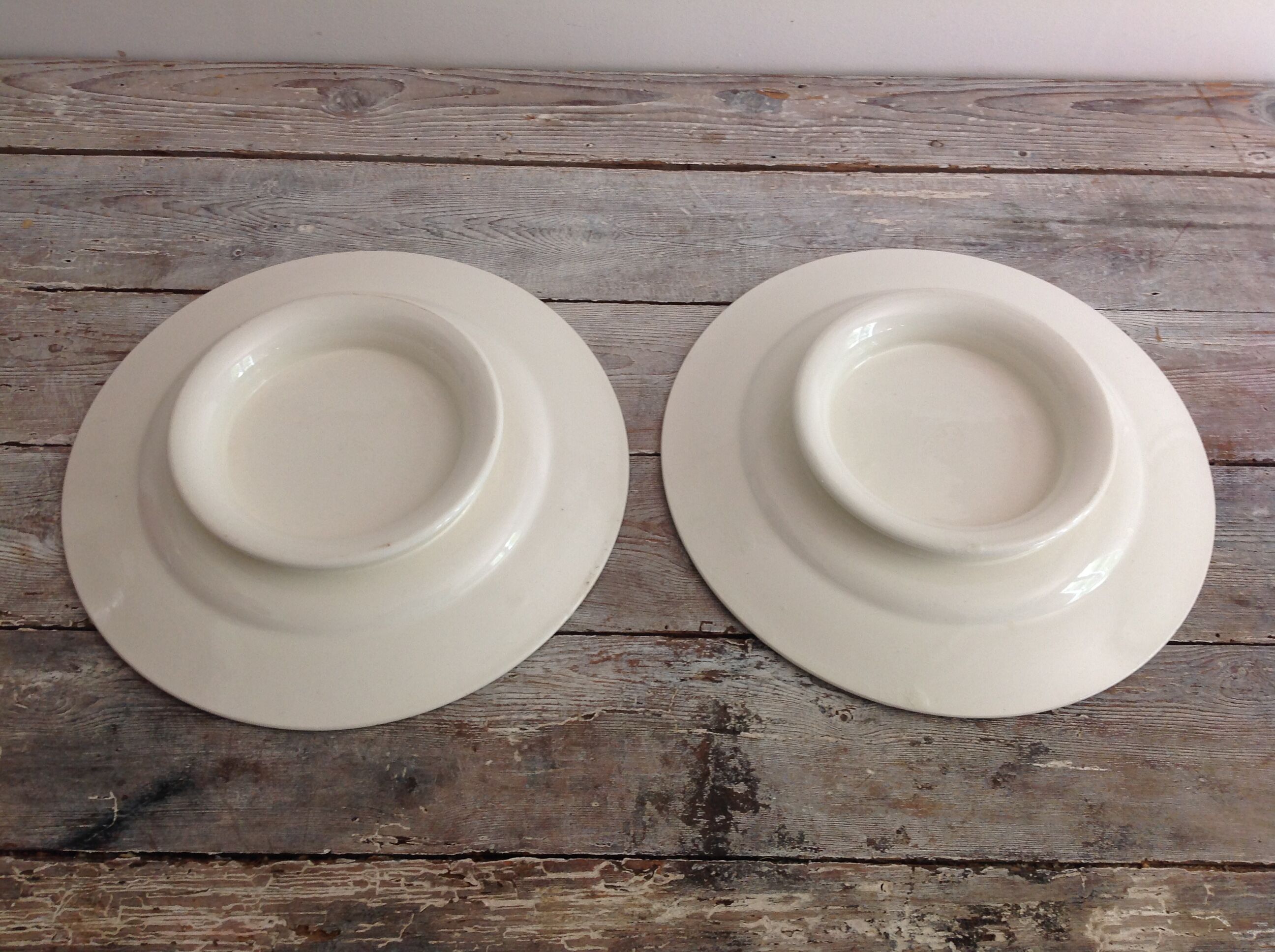 Paire de plats Terre de Fer