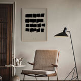 Framed abstract giclee art print 50x70cm