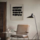 Framed abstract giclee art print 50x70cm