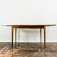 Restored Walnut Mid Century Dining Table 1960's