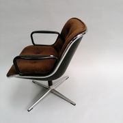 Fauteuil "executive chair" de Charles Pollock, édition Knoll 1er serie