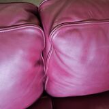 Canapé d'angle modulable Socrates en cuir bordeaux par Poltrona Frau, 1970