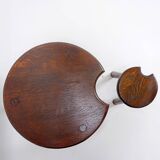Ensemble de 2 tables tripodes brutalistes