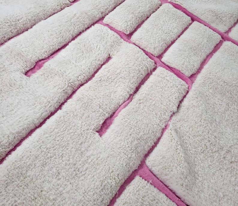 Berber bohemian handmade wool rug 250 X 150 CM