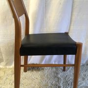 Series of 6 Scandinavian chairs in teak 50/60