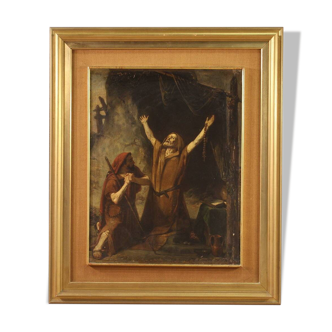 The vision of Saint Anthony the Abbot, framework from the 19th century