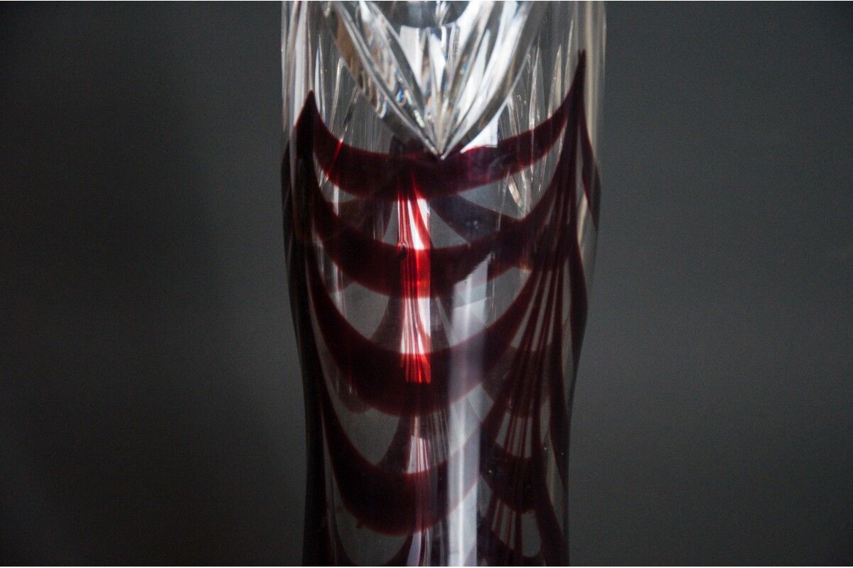 Crystal Vase, Poland, 1970s