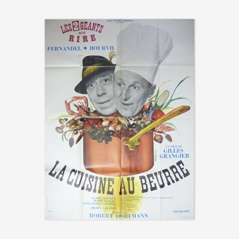 Affiche originale 1963 modèle b fernandel bourvilferracci 120x160 cm
