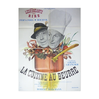 Affiche originale 1963 modèle b fernandel bourvilferracci 120x160 cm