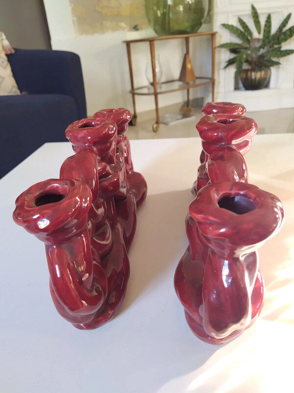 Ceramic candle holders