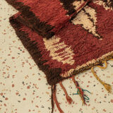Vintage azilal, berber rug, 143 x 310