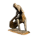 Sculpture animalière, chien en grès émaillé, 1960