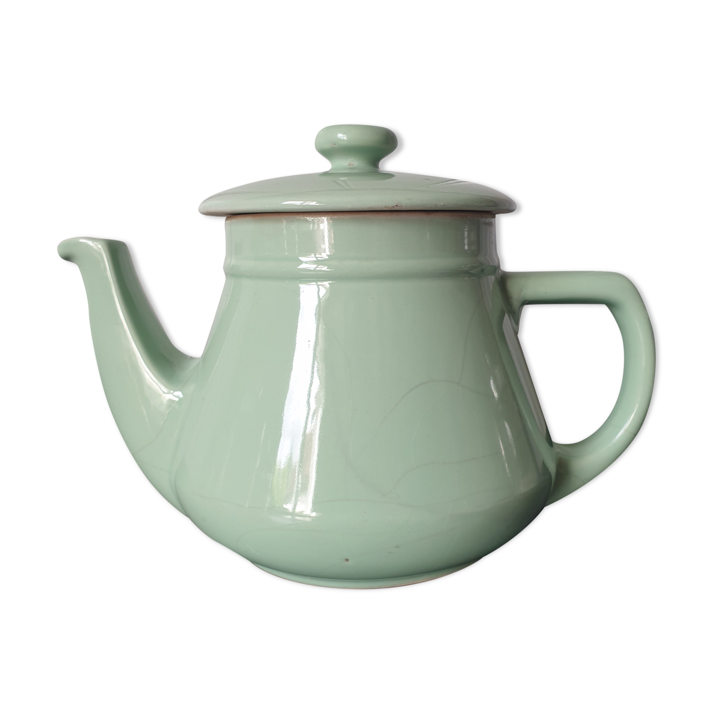 Vintage teapot 50-60s pastel green