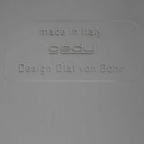 GEDY designer stool made in Italy by Olaf Von Bohr