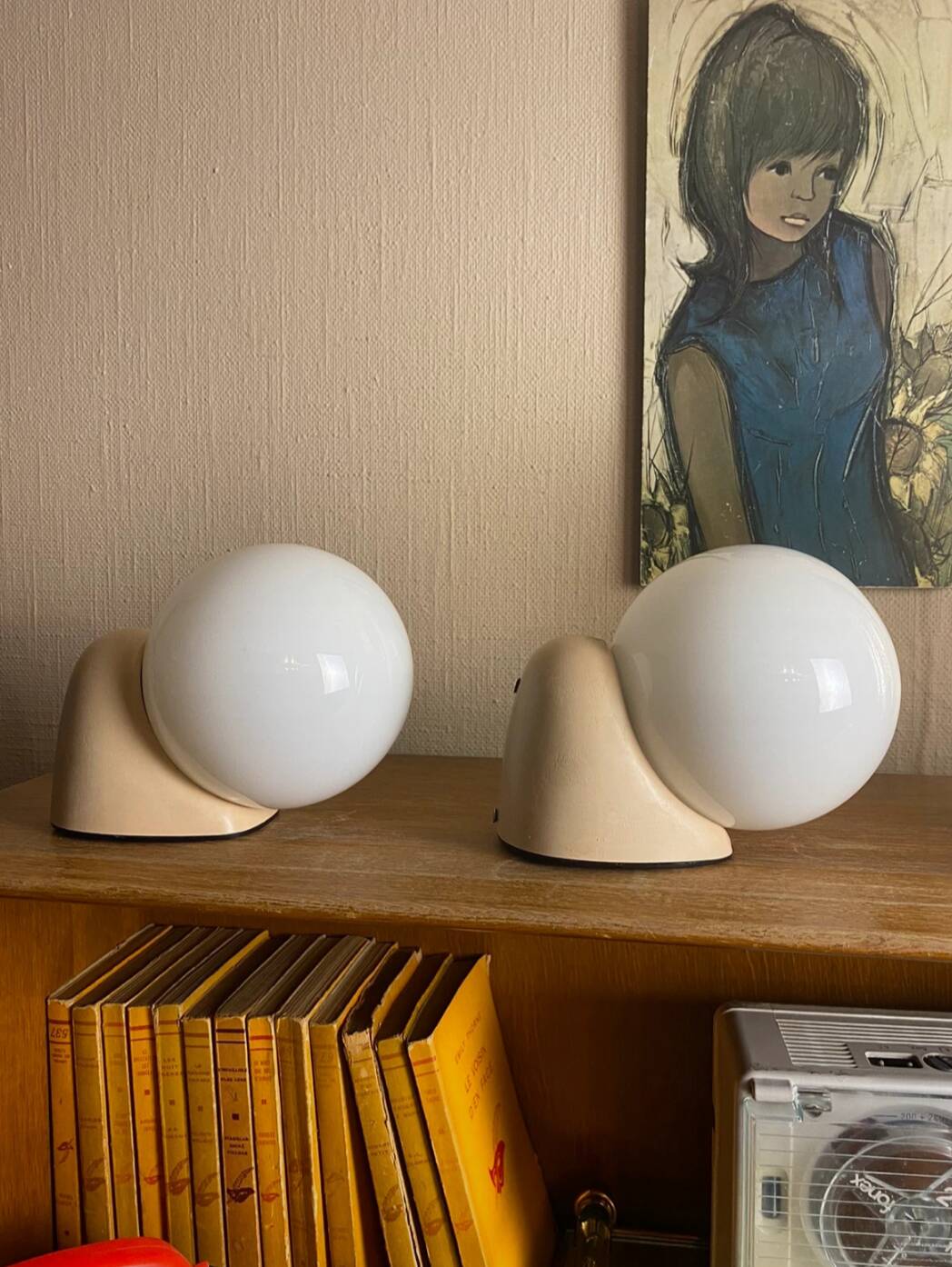 Vintage Tissot wall lights, 1970