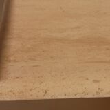 80s travertine coffee table