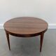 Oval Dining Table in Rosewood by Johannes Andersen for CFC Silkeborg, 1960s