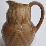 Art Deco pitcher in flamed sandstone from Denbac, Vierzon