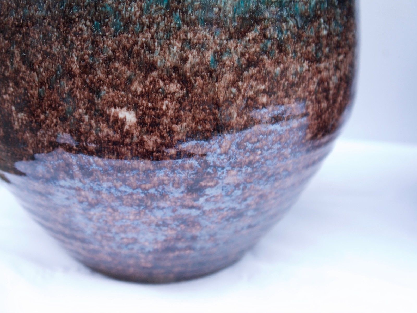 Pair of Accolay vintage ceramic pot cover