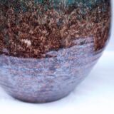 Pair of Accolay vintage ceramic pot cover