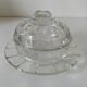 Pressed glass bell jar from the 50s
