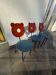 Lot de 3 chaises écoliers 1980's style Menphis