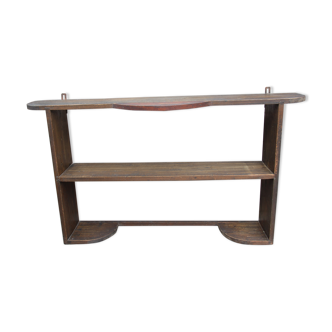 Rustic wooden shelf
