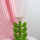 Ceramic candle holder / jewelry holder - Peony model