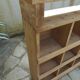 Vintage pitch pine furniture, 30 lockers, 1 niche.