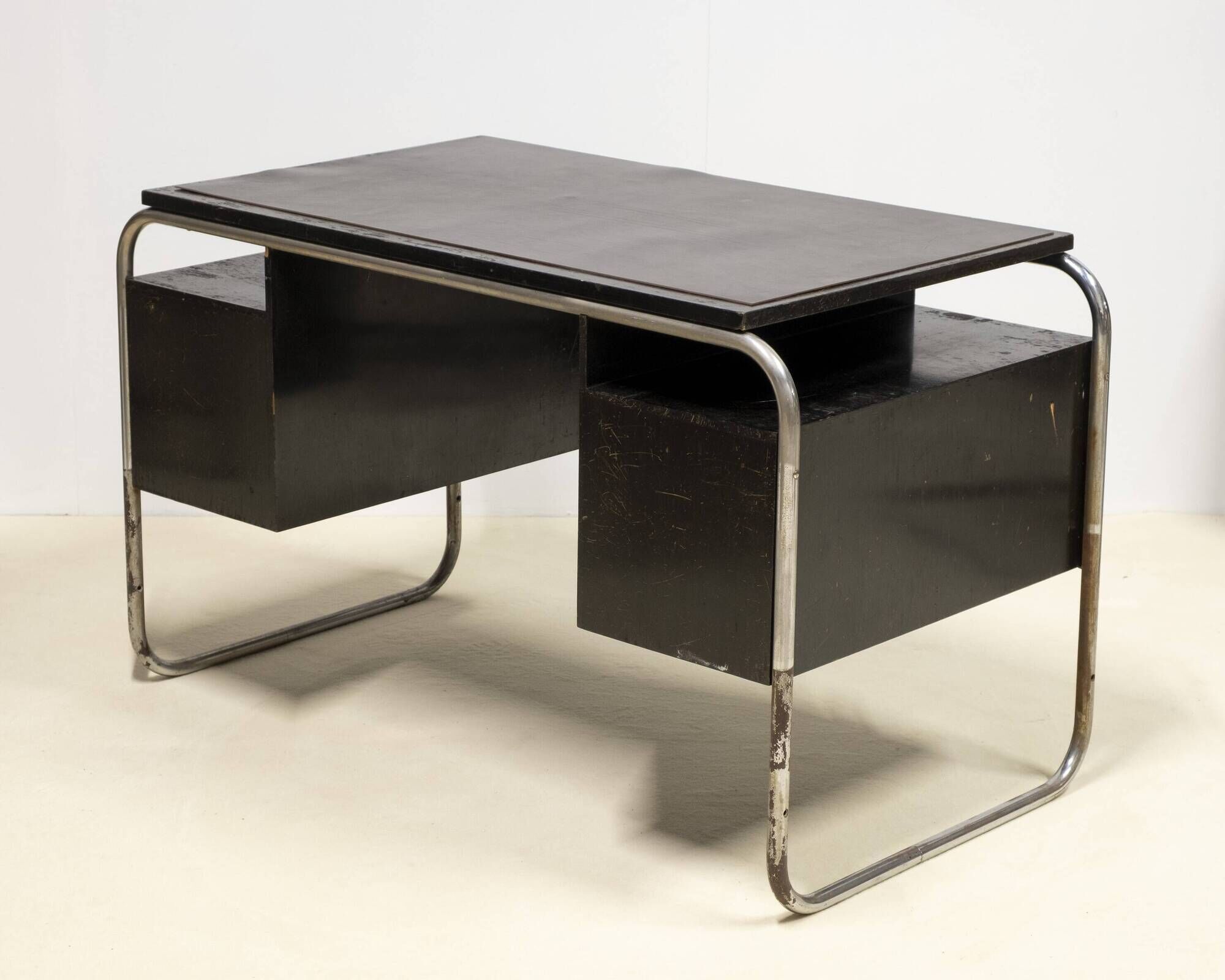 Swedish Funkis Writing Desk, Bauhaus-Inspired, 1940s