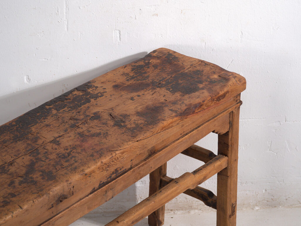 Chinese console table in old elm – Shanxi, circa 1890