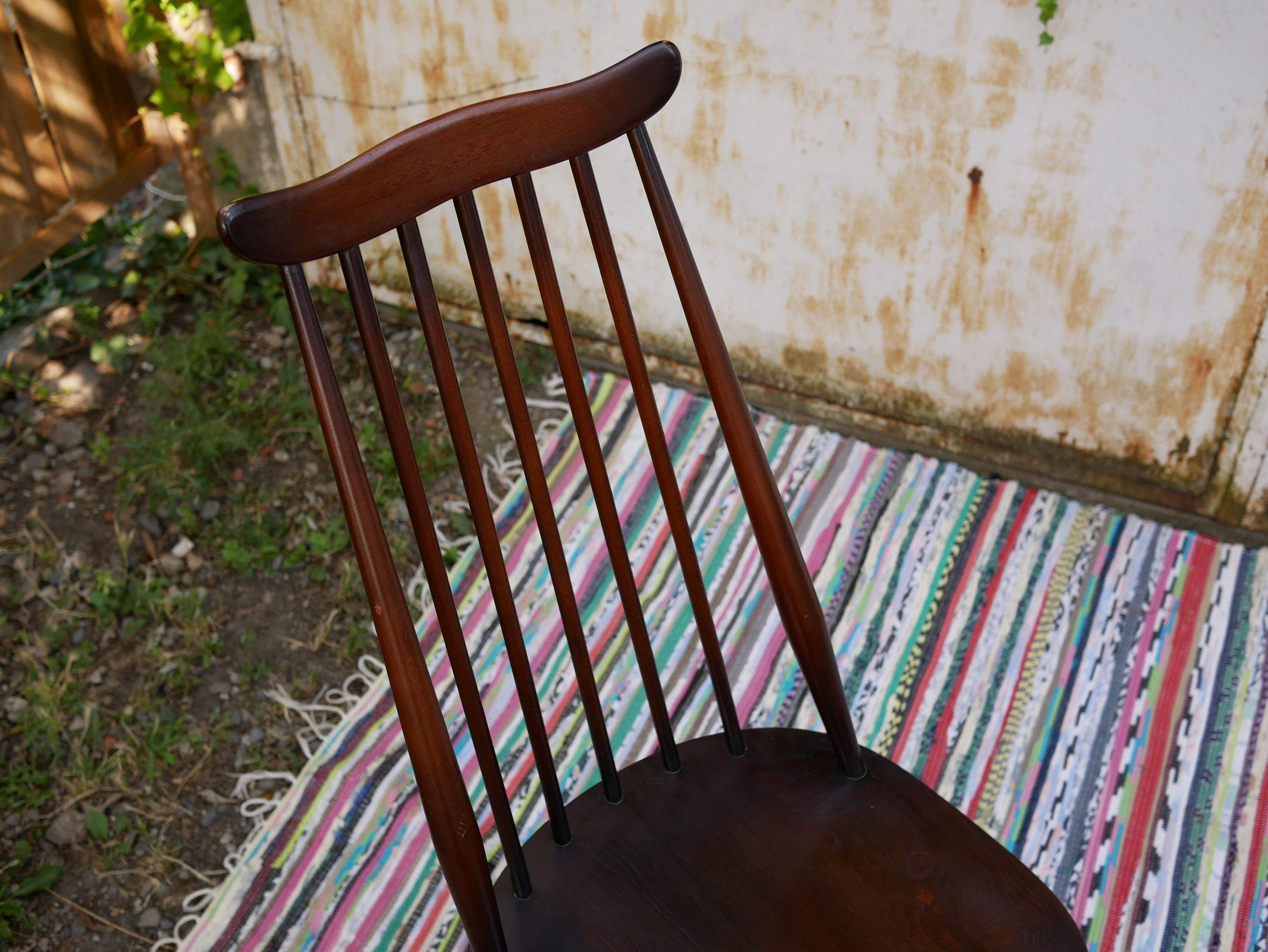 4 chairs vintage Ercol model "goldsmith".