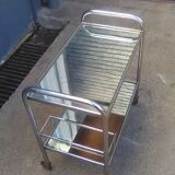 Table rolling bar chrome vintage