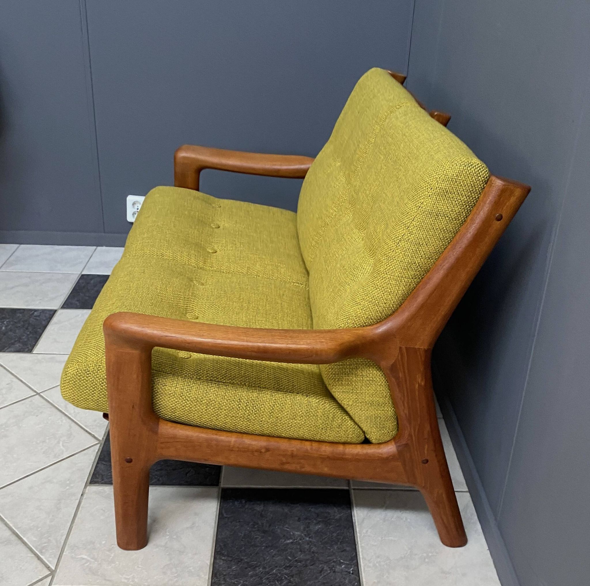 Gustav Thams teak 2-seat sofa for A/S Vejen Denmark 1960s
