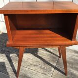 Bedside teak feet compass