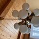 Space Age brass Design Chandelier Sputnik by Kamenicky Senov, 1970s