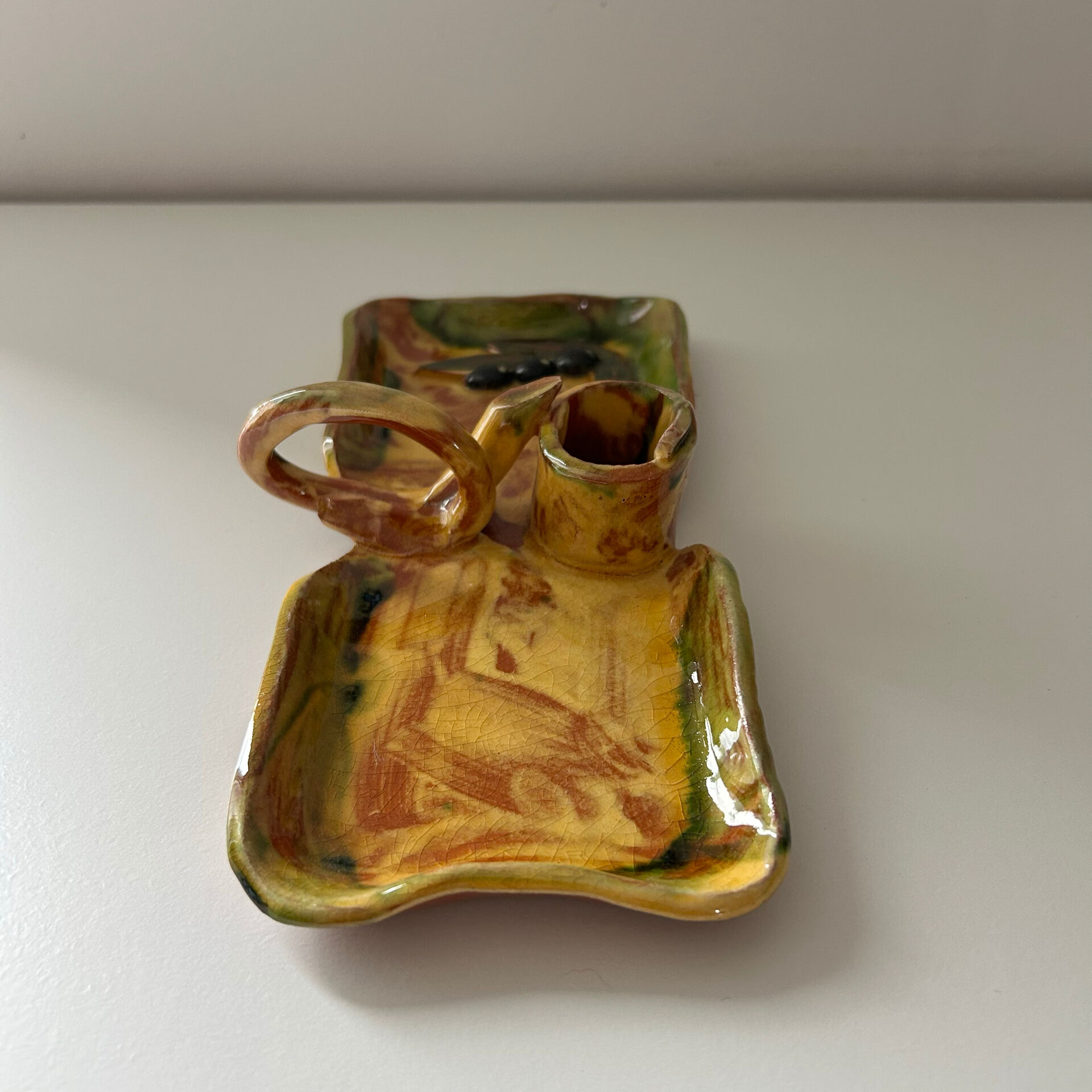 Artisanal Provençal candlestick