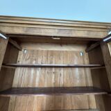 Armoire/bibliothèque noyer américain vitrée