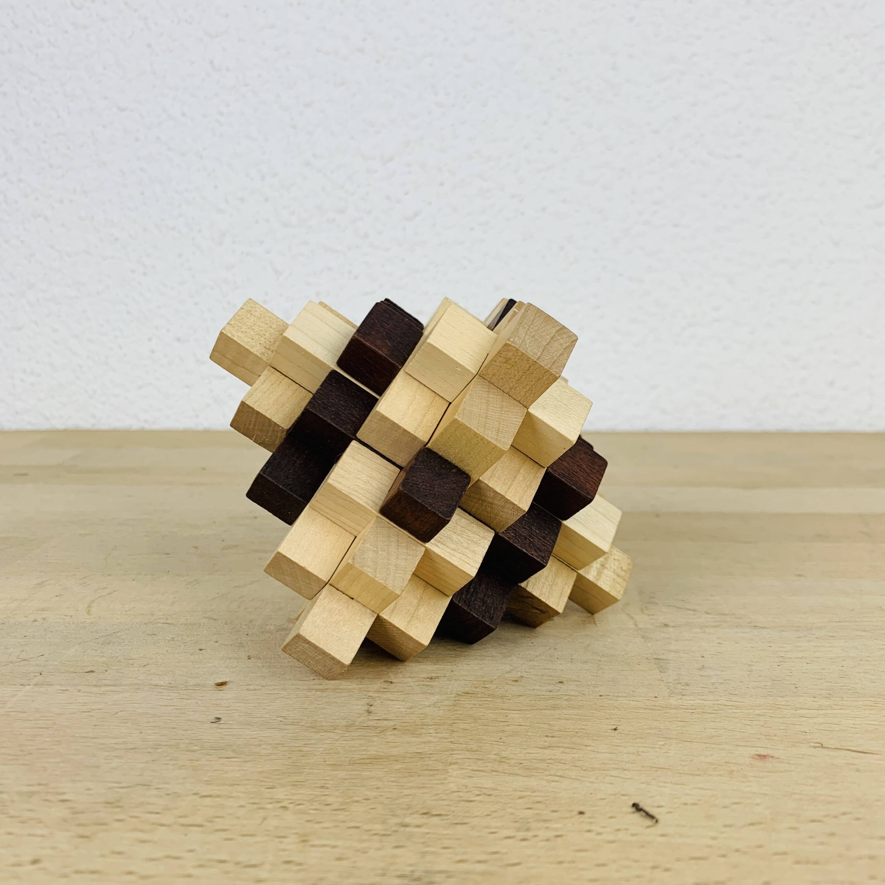 Vintage wooden puzzle toy