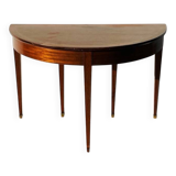 Empire-style demi-lune console from the 19th century.