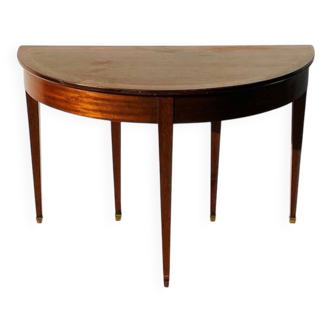 Console demi-lune de style Empire, XIXe s.