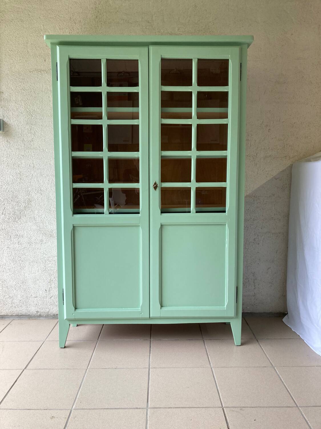 Parisian glass cabinet