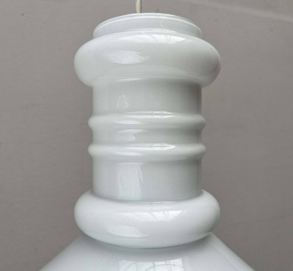 Vintage Glass Pendant Lamp Apotekerpendel Danish by Sidse Werner for Holmegaard