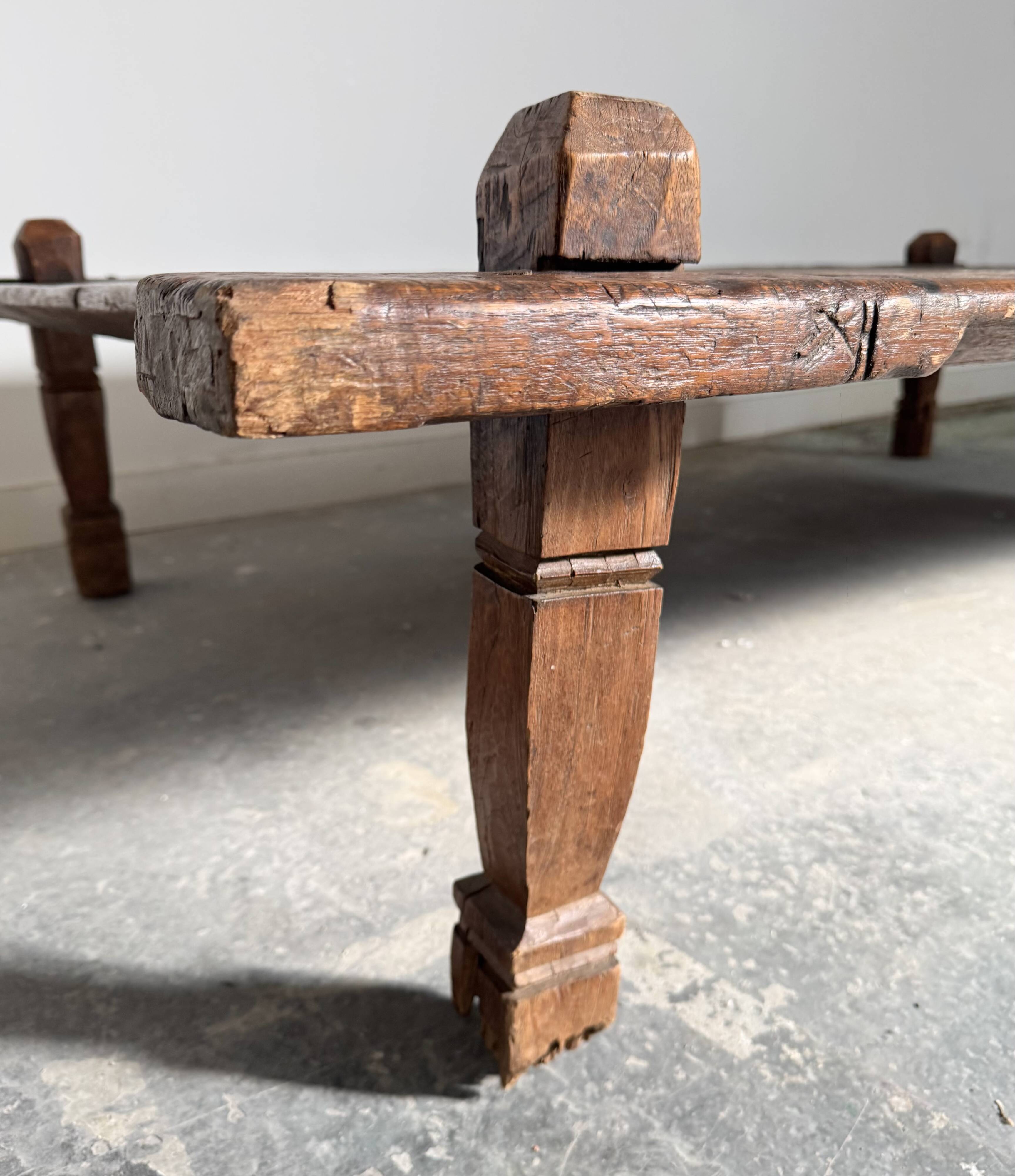 Large Antique Indonesian Coffee Table