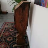 Pupitre haut en bois ciré ouvrant sur un vantail XIXè