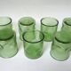 7 vintage water glasses