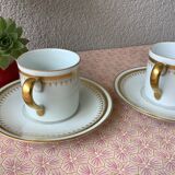Cerabel porcelain cups from Baudour Belgium